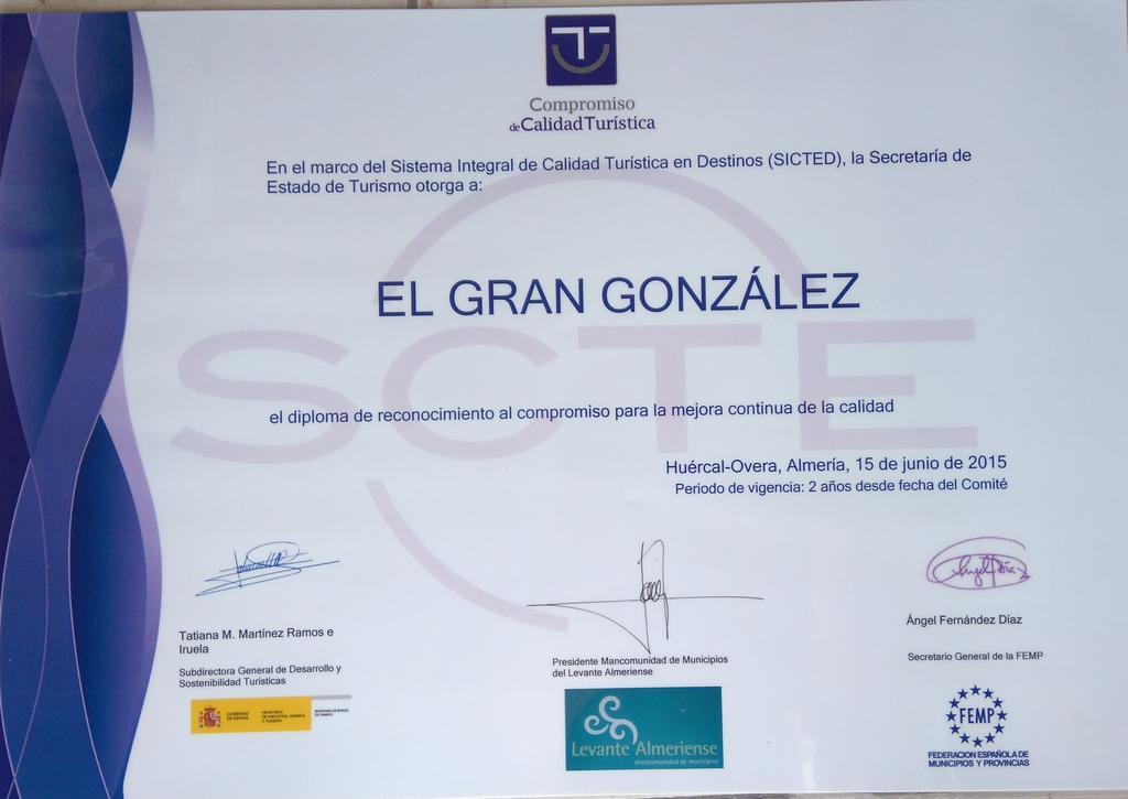 El Gran Gonzalez Viviendas Con Fines Turisticos Mojácar Exterior foto